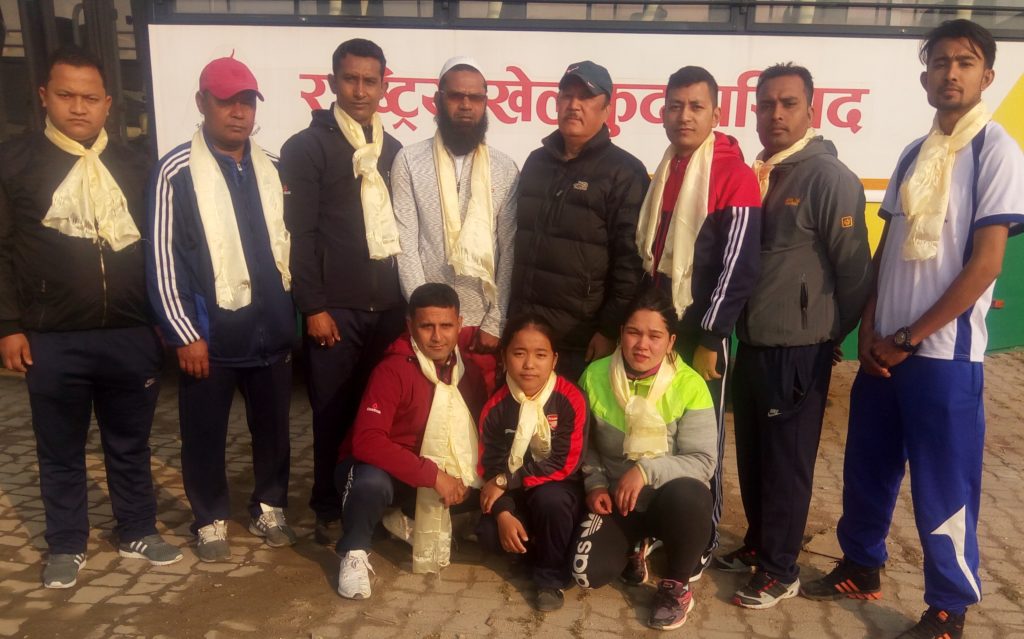 पदक जित्ने हिम्मतका साथ  नेपाली तेक्वान्दो टोली युएई प्रस्थान