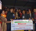 चन्द्रागिरी गोल्डकपको उपाधि नेपाल एपीएफ क्लबलाई
