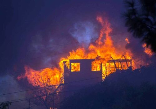 उदयपुरगढीमा आगलागीबाट ७ घर जले, एकको ज्यान गयो