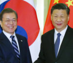 दक्षिण कोरिया  र चीनका राष्ट्रपति बीच भेटवार्ता