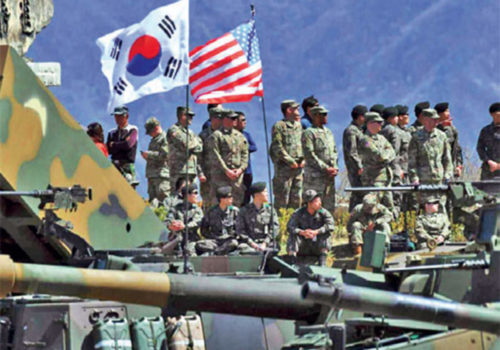 दक्षिण कोरिया-अमेरिकाले तत्काल सैन्य अभ्यास नगर्ने