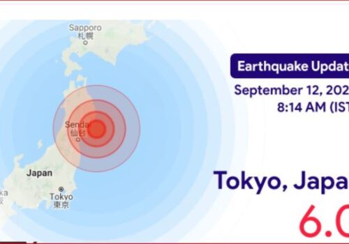 जापानमा ६.१ म्याग्निच्युडको भूकम्प