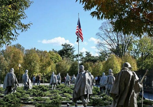 कोरियाली युद्ध स्मारक अमेरिकाको वासिङटनमा निर्माण हुदै