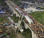 चीन गान्सुमा रेल दुर्घटना, ९ को मृत्यु